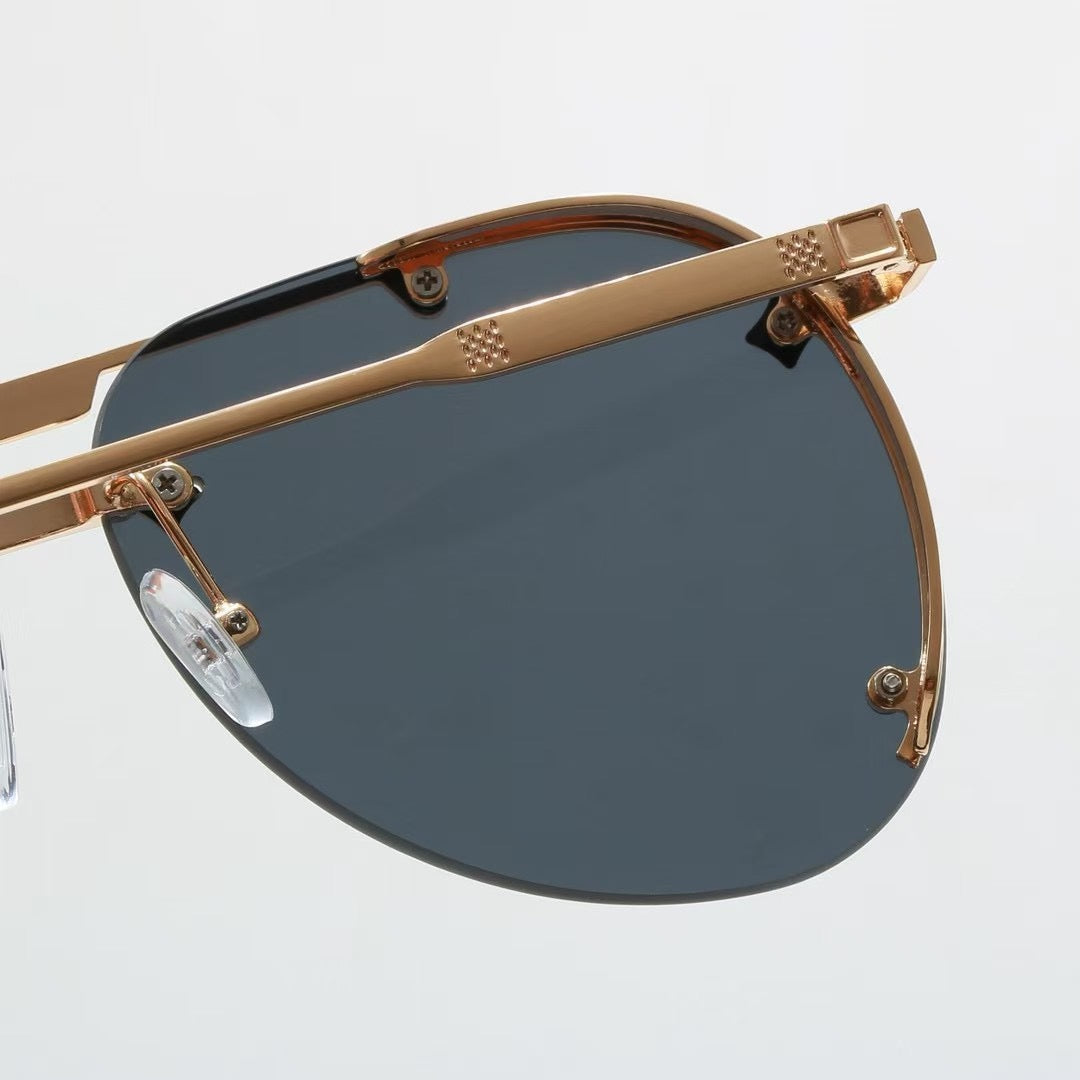 Gafas de sol de metal modernas estilo europeo y americano 2026