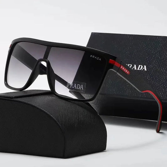 Lunettes de soleil monobloc grand cadre, nouvelle mode 2026