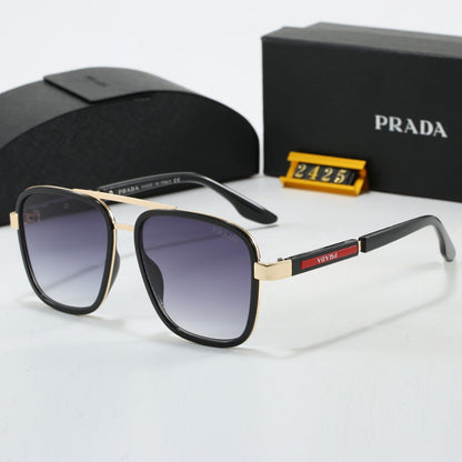 Gafas de sol de metal bicolor de nueva moda 2026
