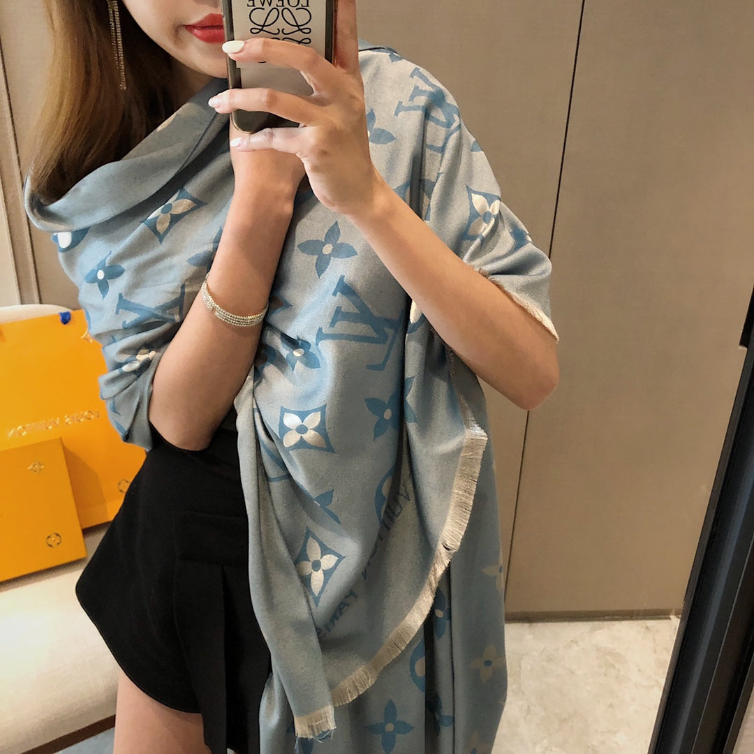 Pañuelo de Algodón Jacquard Tencel Premium L