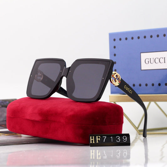 Nouvelles lunettes de soleil PC écologiques à monture carrée