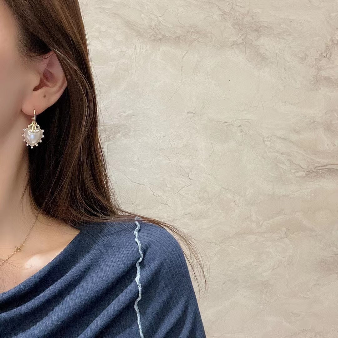 Pendientes de moda de corazón de amor extraíbles