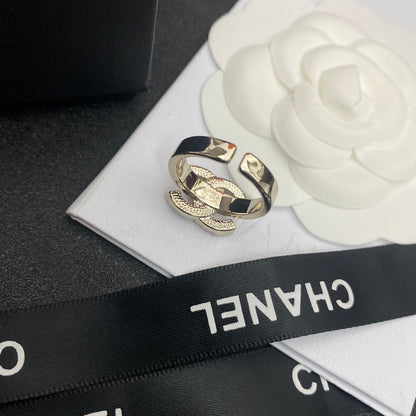 Bague ouverte Logo Diamant Scintillant