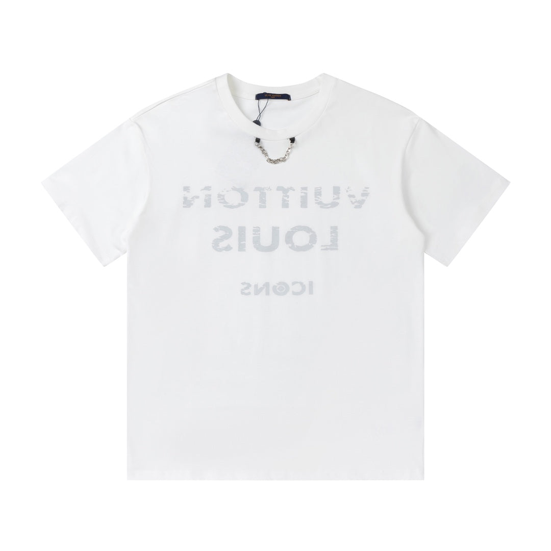 Camiseta de punto de cadena metálica