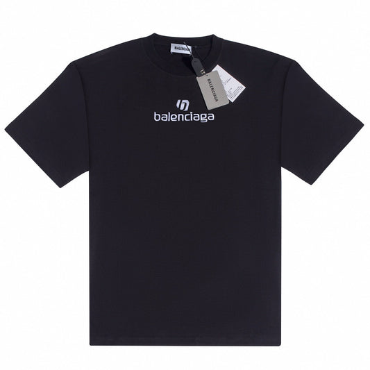 T-shirt brodé avec lettres imprimées