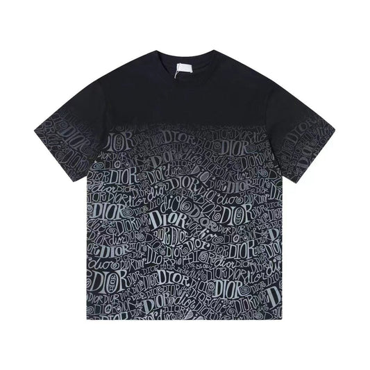 T-shirt à imprimé dégradé