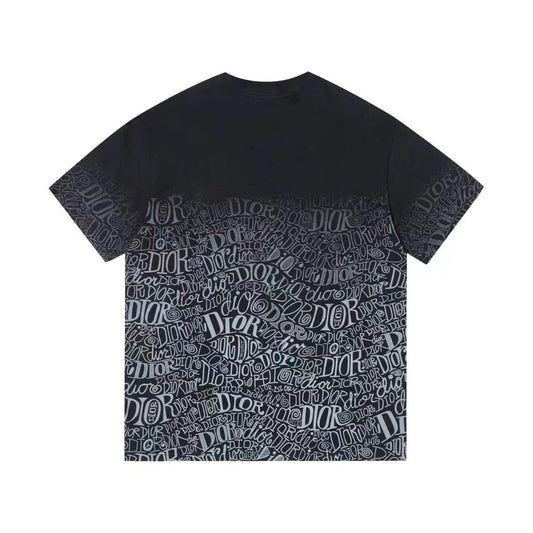 T-shirt à imprimé dégradé