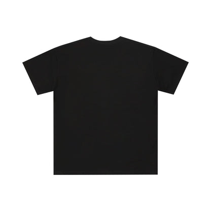 Camiseta con estampado y marca compartida de graffiti