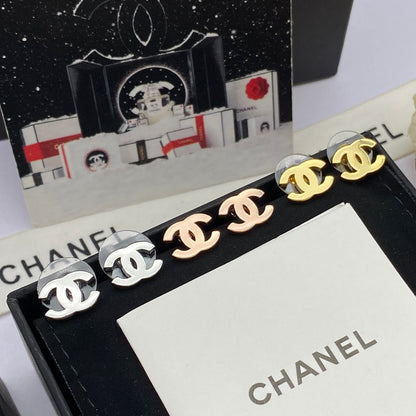 Boucles d'oreilles mini-lettres tricolores