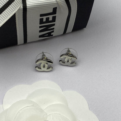 Boucles d'oreilles mini-lettres tricolores