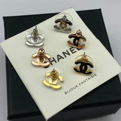 Boucles d'oreilles mini-lettres tricolores