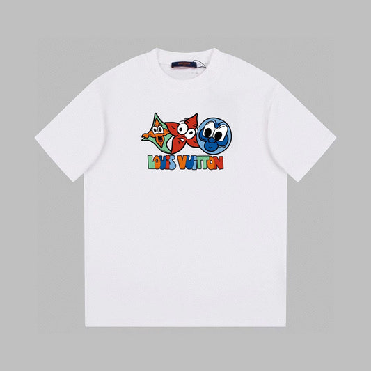 Camiseta estampada con avatar de caricatura