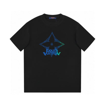 Camiseta con estampado de estrella de cuatro puntas