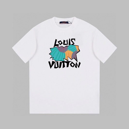 T-shirt à motif irrégulier