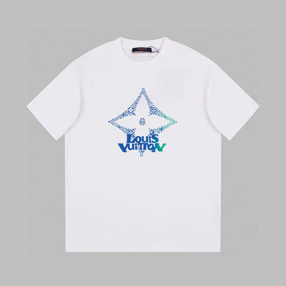 Camiseta con estampado de estrella de cuatro puntas