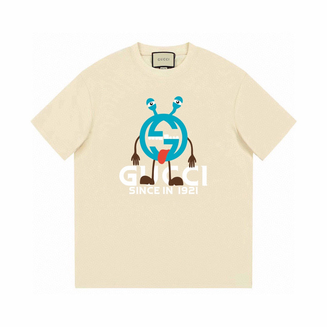 Camiseta estampada de hombre con dibujo animado