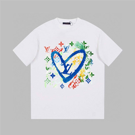 T-shirt imprimé cœur
