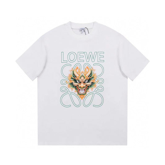 T-shirt imprimé tête de dragon