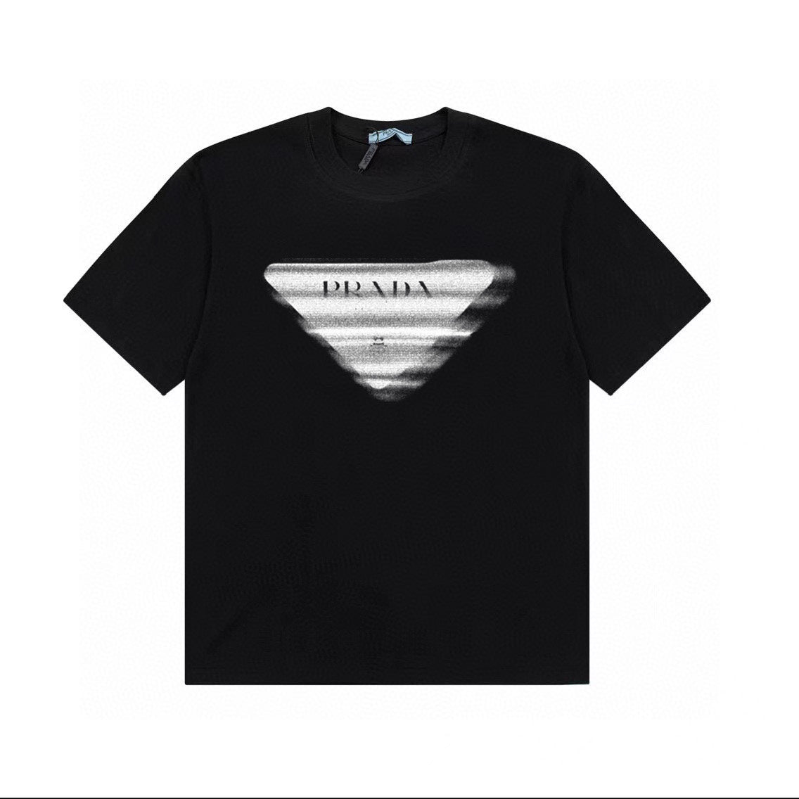 Camiseta con estampado de triángulo invertido