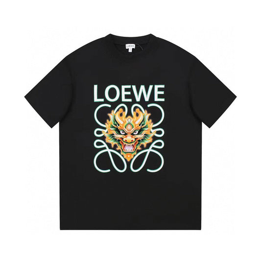 T-shirt imprimé tête de dragon