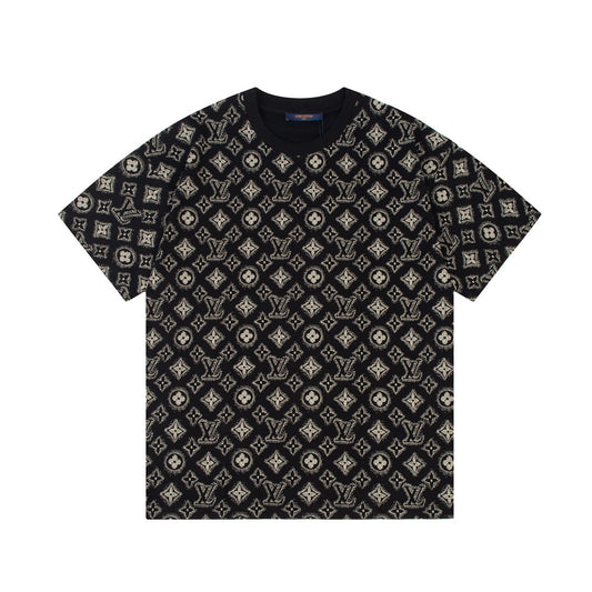 T-shirt rétro à monogramme