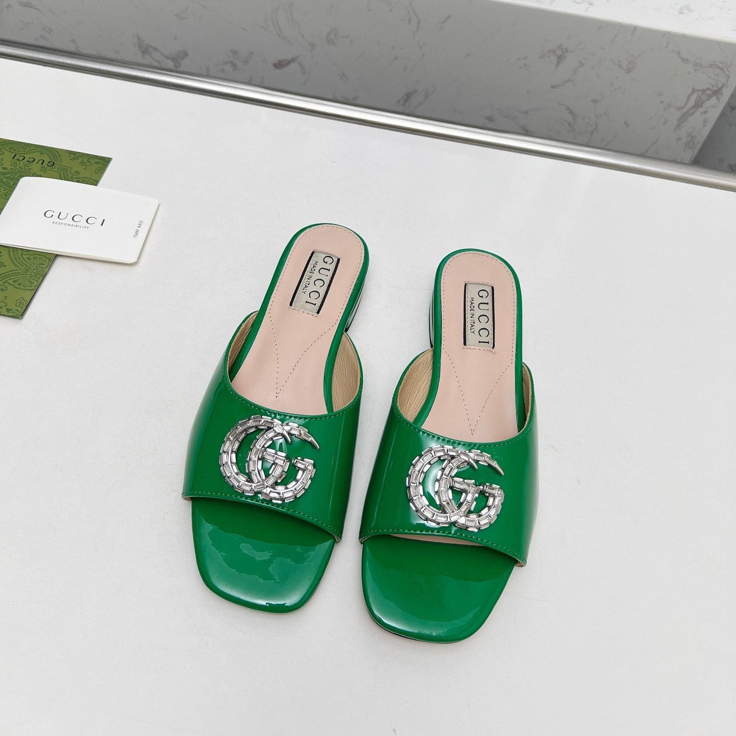Pantuflas Planas Crystal G