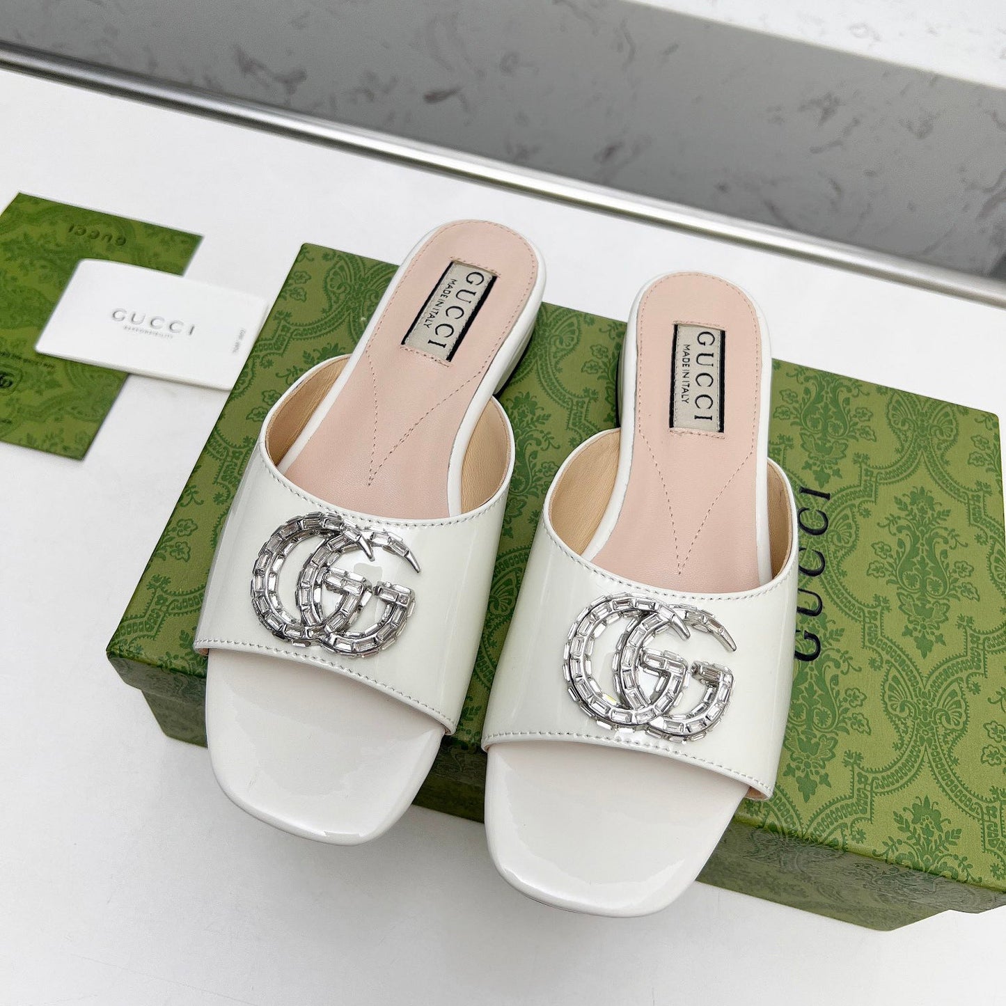 Pantuflas Planas Crystal G