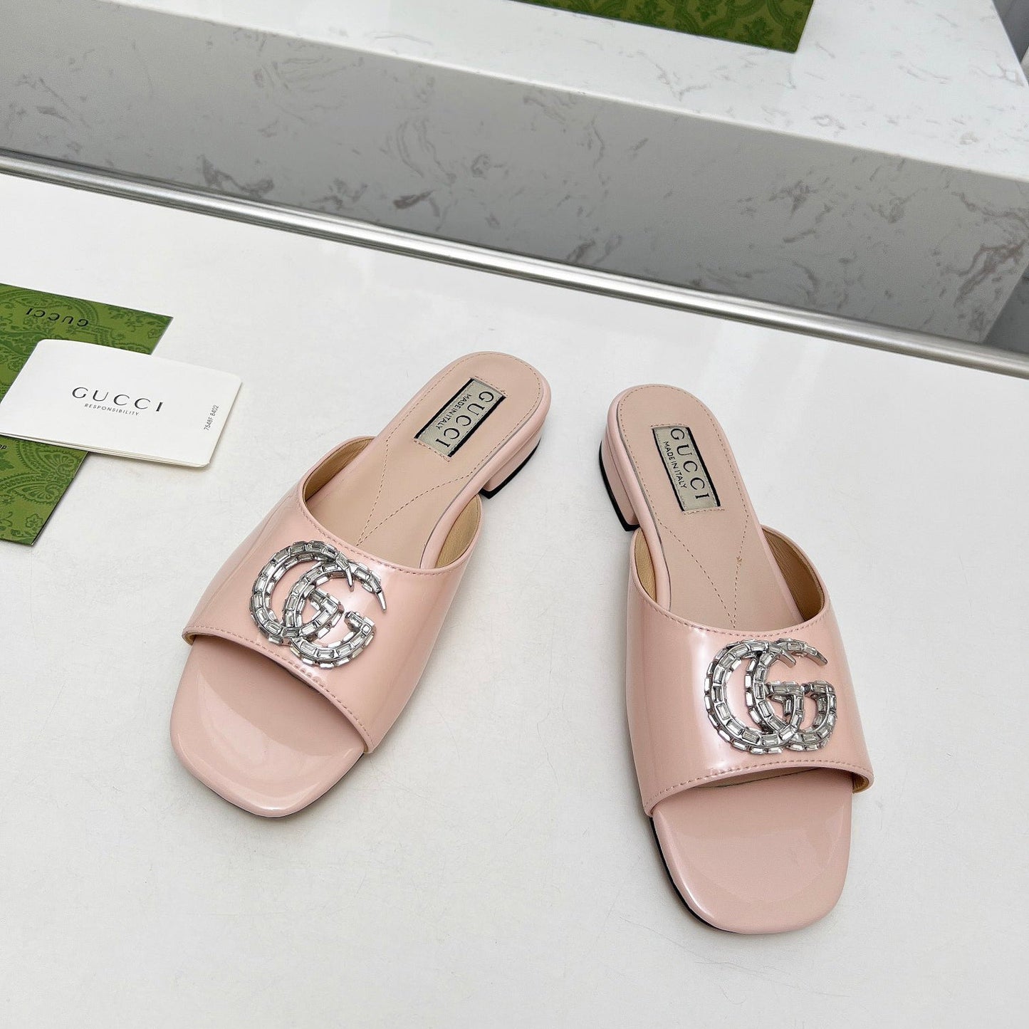 Pantuflas Planas Crystal G