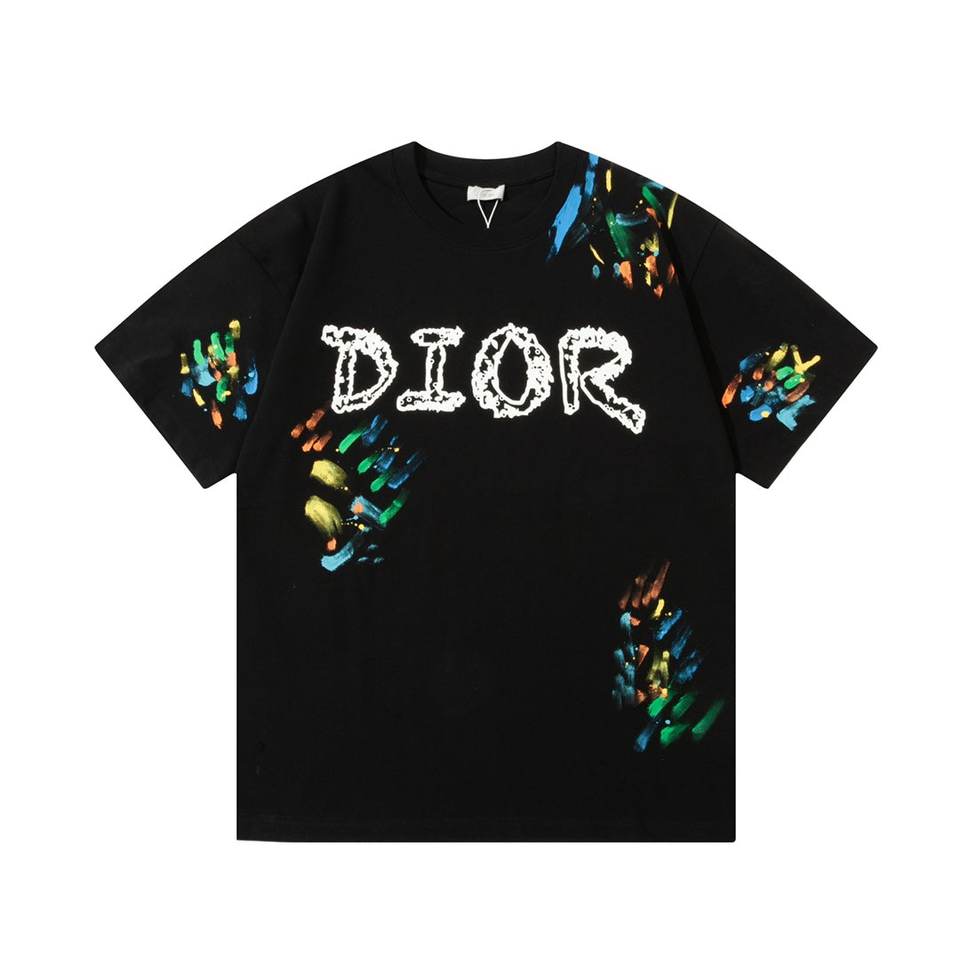 Camiseta con estampado irregular (preferiblemente de verano)
