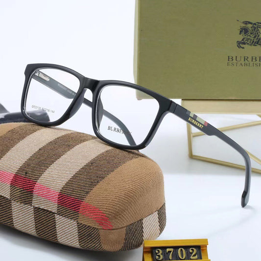 Lunettes à branches à carreaux tendance