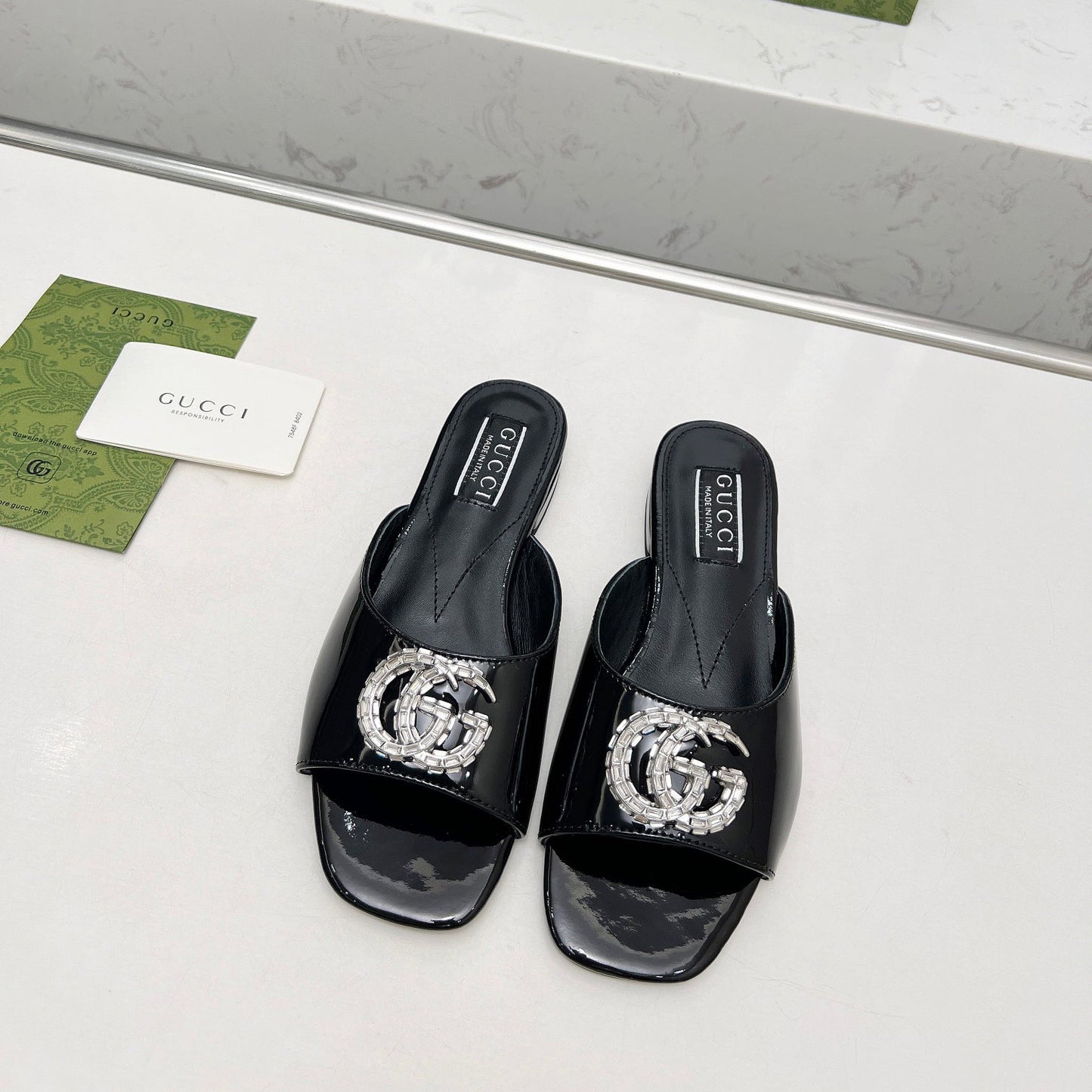 Pantuflas Planas Crystal G