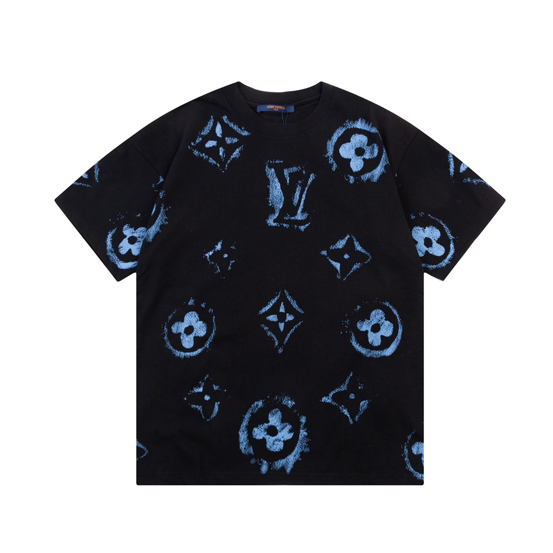 Camiseta con estampado retro de grafiti