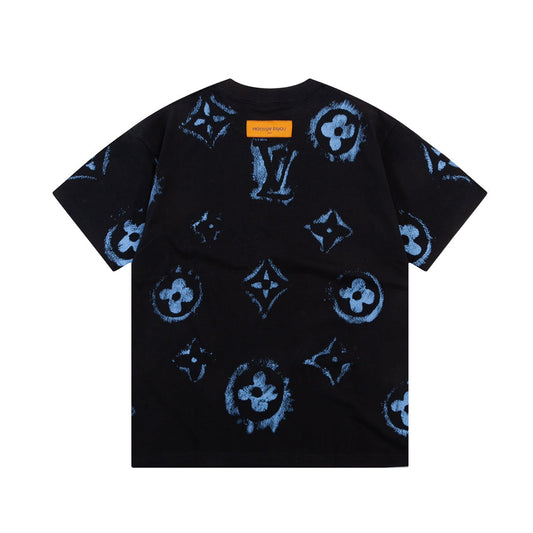 T-shirt imprimé graffiti rétro