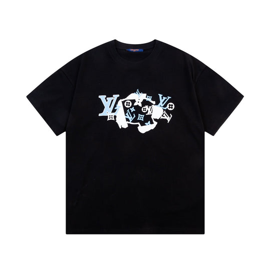 T-shirt à imprimé irrégulier