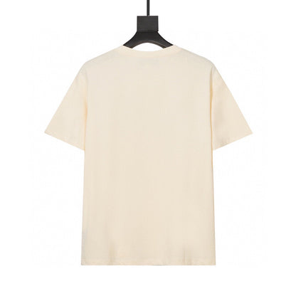 T-shirt simple en coton imprimé