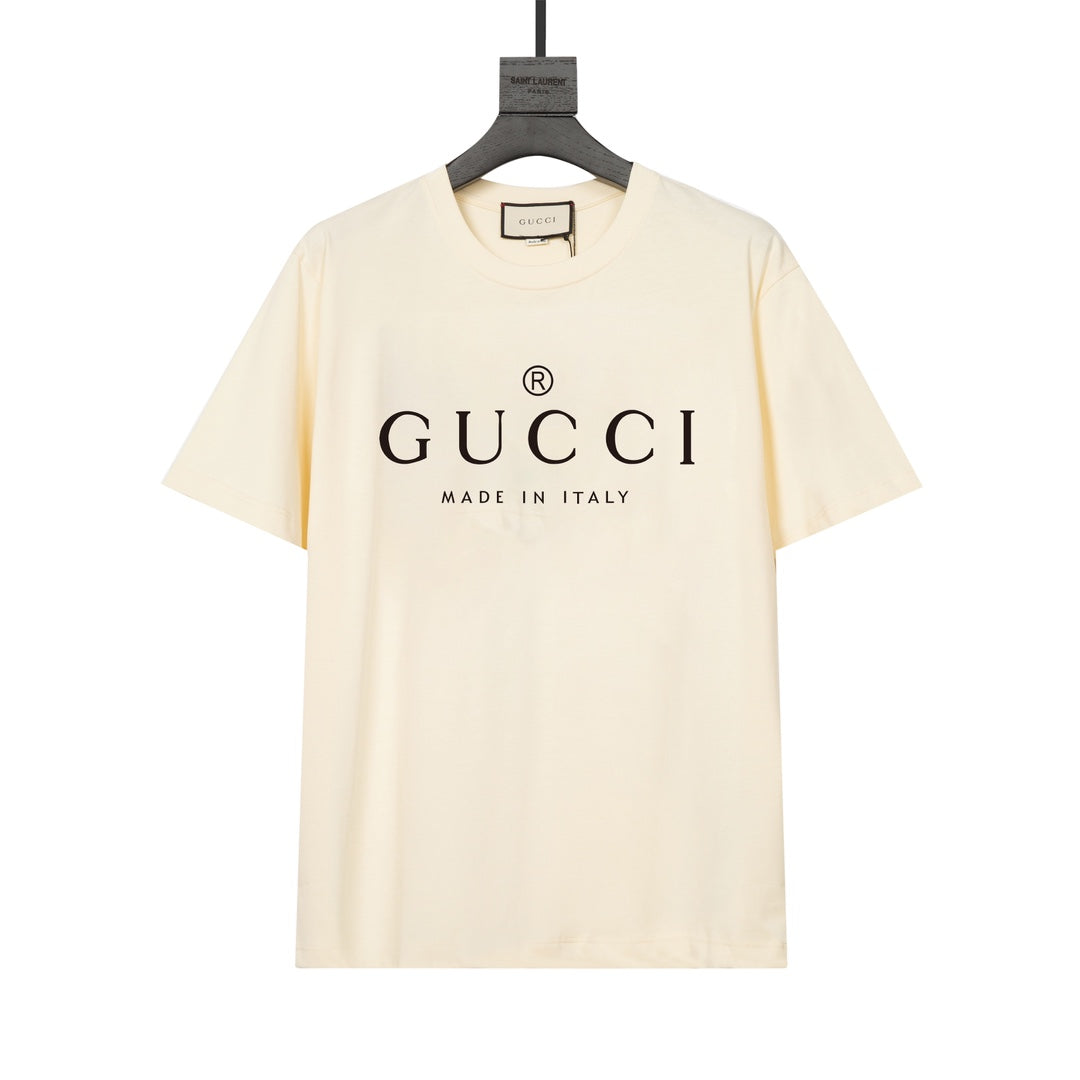 Camiseta sencilla de algodón estampada