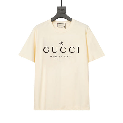 T-shirt simple en coton imprimé