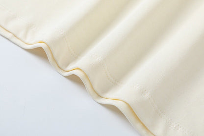 T-shirt simple en coton imprimé
