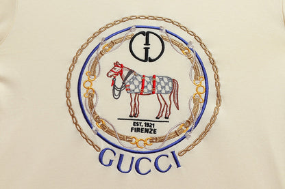 T-shirt brodé Cheval