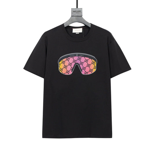 T-shirt en coton imprimé mode