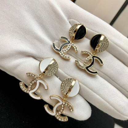 Boucles d'oreilles Temperament Point de Diamant