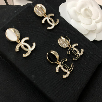 Boucles d'oreilles Temperament Point de Diamant