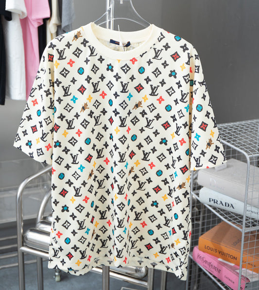 T-shirt imprimé co-brandé chiot