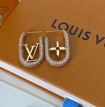 Boucles d'oreilles de luxe en cristal