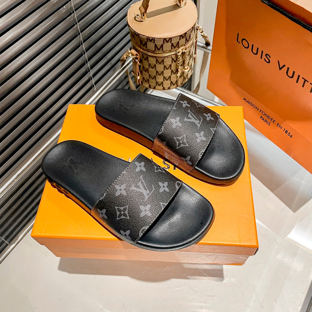 Zapatillas Planas con Monograma y Cuadros para Parejas