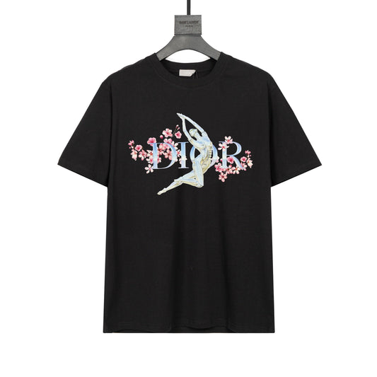 T-shirt imprimé fleurs de prunier