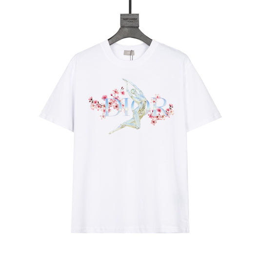 T-shirt imprimé fleurs de prunier