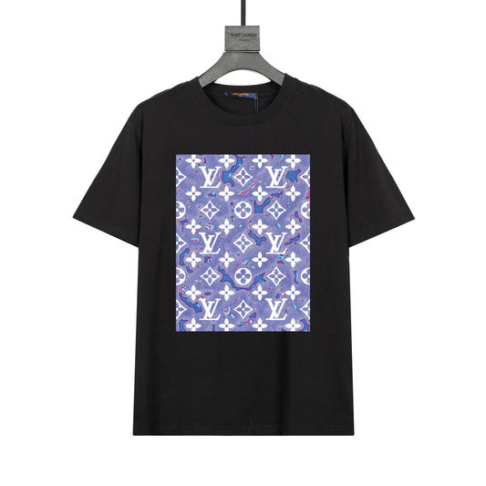 T-shirt imprimé violet