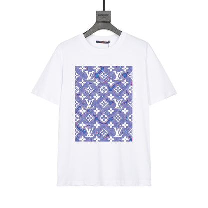 Camiseta estampada morada