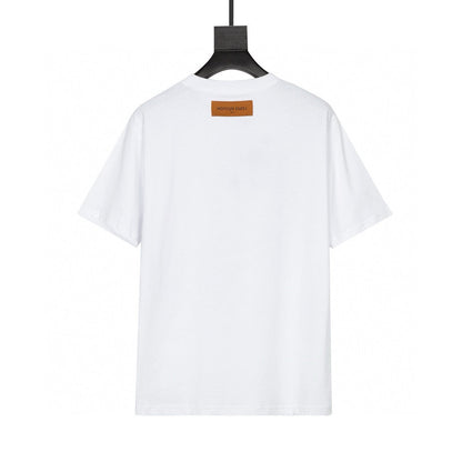 Camiseta estampada morada